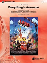 Cover image for Everything Is Awesome (Awesome Remixxx!!!): From the Lego(r) Movie, Conductor Score & Parts