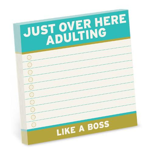 Cover image for Knock Knock Adulting Sticky Notes (4 x 4-inches)