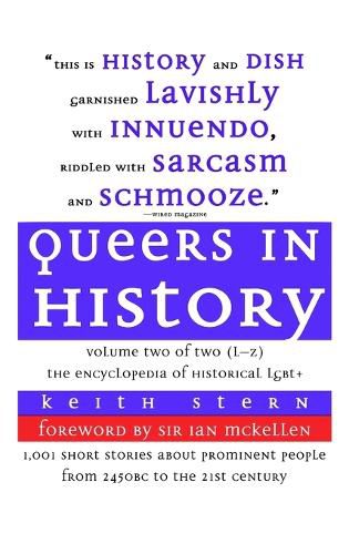 Cover image for Queers in History Volume Two of Two (L-Z)