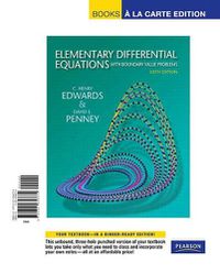 Cover image for Elementary Differential Equations with Boundary Value Problems