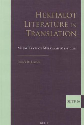 Cover image for Hekhalot Literature in Translation: Major Texts of Merkavah Mysticism