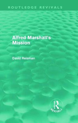 Cover image for Alfred Marshall's Mission