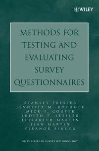 Cover image for Methods for Testing and Evaluating Survey Questionnaires
