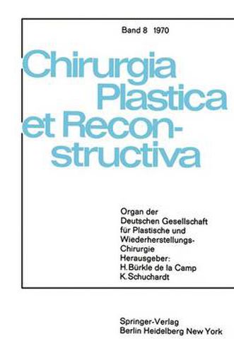 Cover image for Sondersitzung Plastische Chirurgie Der 87. Tagung Der Deutschen Gesellschaft Fur Chirurgie am 1. April 1970 in Munchen