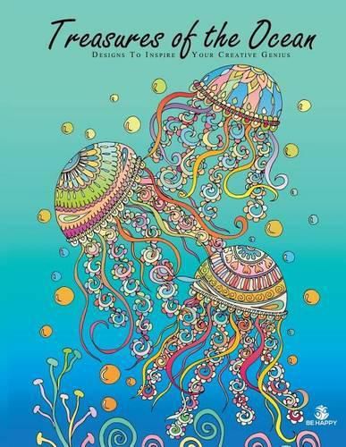 Cover image for Treasures of the Ocean: Adult Coloring Book, Designs to Inspire Your Creative Genius