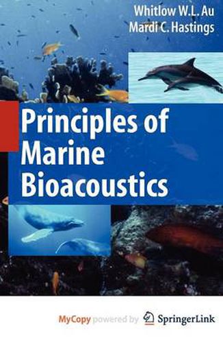 Cover image for Principles of Marine Bioacoustics