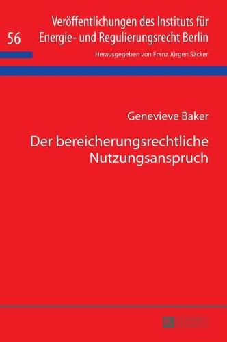 Cover image for Der Bereicherungsrechtliche Nutzungsanspruch