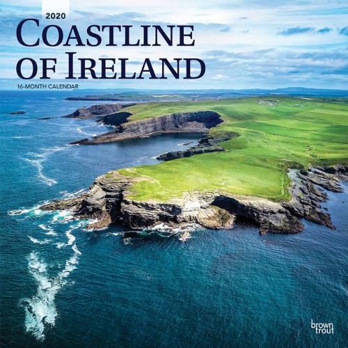 Coastline of Ireland 2020 Square Wall Calendar