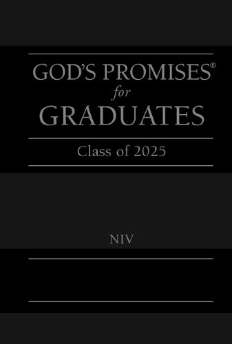 Cover image for God's Promises for Graduates: Class of 2025 - Black NIV