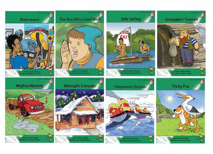 Cover image for Red Rocket Readers: Advanced Fluency 2 Fiction Set A Pack (Reading Level 25-26/F&P Level P-Q)