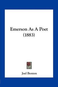 Cover image for Emerson as a Poet (1883)