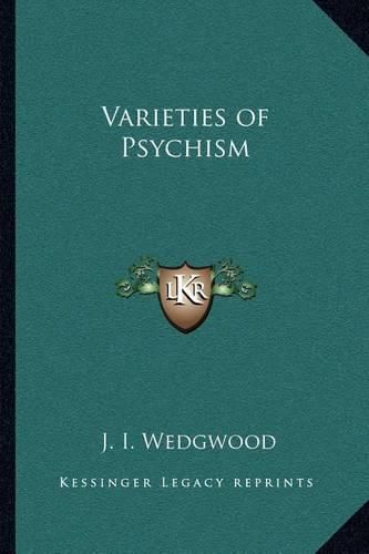 Cover image for Varieties of Psychism