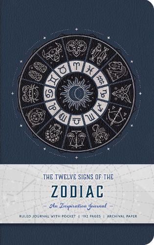 The Twelve Signs of the Zodiac Hardcover Ruled Journal