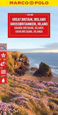 Cover image for Great Britain & Ireland Marco Polo Map
