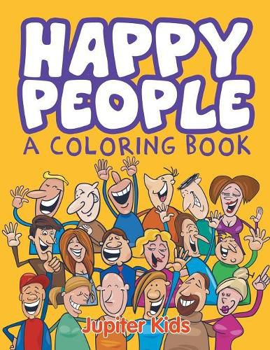 Cover image for Happy People (A Coloring Book)