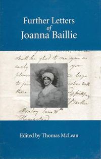 Cover image for Further Letters of Joanna Baillie