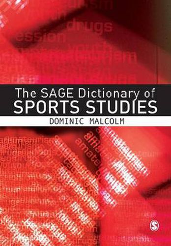 Cover image for The Sage Dictionary of Sports Studies