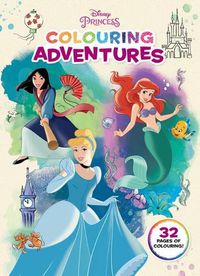 Cover image for Disney Princess: Colouring Adventures