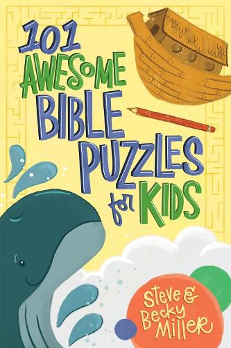 Cover image for 101 Awesome Bible Puzzles for Kids