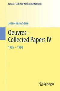 Cover image for Oeuvres - Collected Papers IV: 1985 - 1998