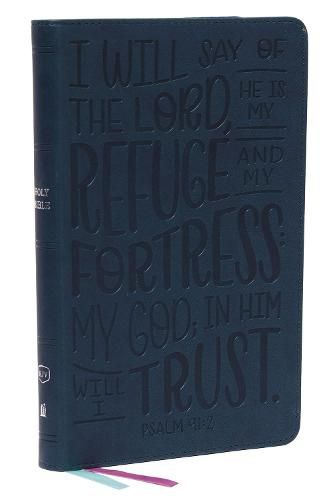 Cover image for KJV, Thinline Youth Edition Bible, Verse Art Cover Collection, Leathersoft, Teal, Red Letter, Comfort Print: Holy Bible, King James Version