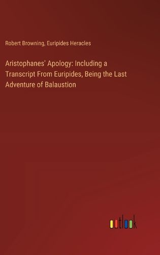 Cover image for Aristophanes' Apology