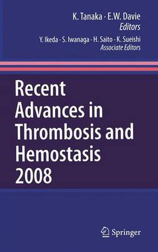 Cover image for Recent Advances in Thrombosis and Hemostasis