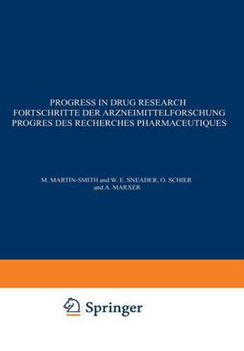 Cover image for Progress in Drug Research / Fortschritte der Arzneimittelforschung / Progres des recherches pharmaceutiques