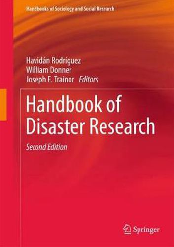 Cover image for Handbook of Disaster Research