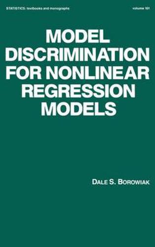 Cover image for Model Discrimination for Nonlinear Regression Models