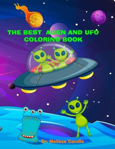 Cover image for The Best Alien and UFO Coloring Book