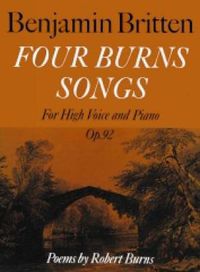 Cover image for Four Burns Songs
