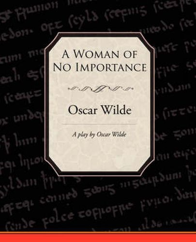 Cover image for A Woman of No Importance