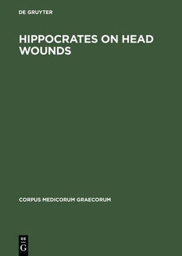 Cover image for Hippocrates On head wounds