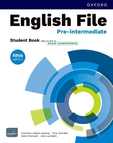 Cover image for English File fifth edition: Pre-Intermediate: Student Book with access to Exam Confidence