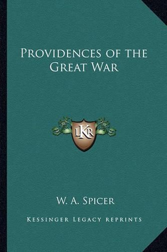 Cover image for Providences of the Great War