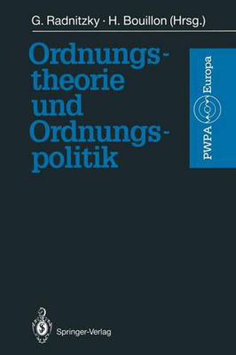 Cover image for Ordnungstheorie und Ordnungspolitik