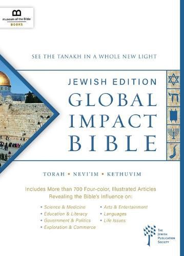 Cover image for Global Impact Bible, JPS Tanakh Jewish Edition: See the Bible in a Whole New Light