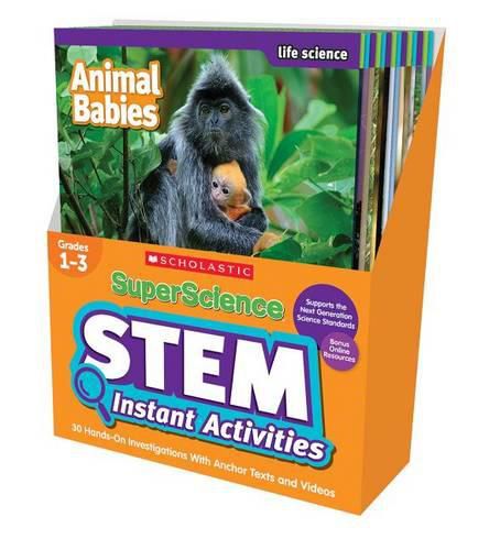 Cover image for Superscience STEM Instant Activities: Grades 1-3: 30 Hands-On Investigations with Anchor Texts and Videos