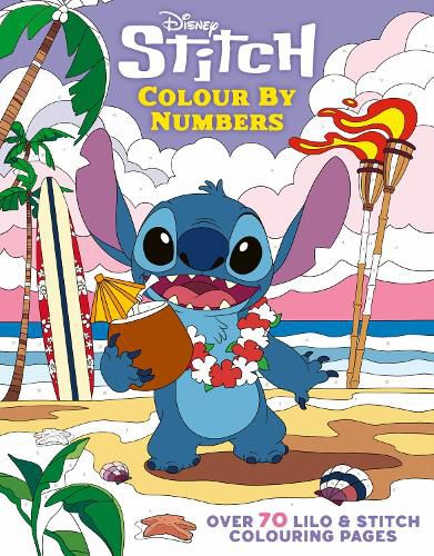 Cover image for Disney Stitch Colour By Numbers