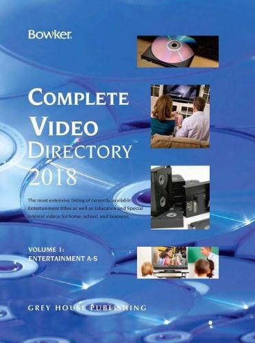 Cover image for Bowker's Complete Video Directory, 2018: 4 Volume Set