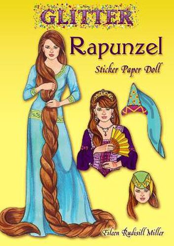 Cover image for Glitter Rapunzel Sticker Paper Doll