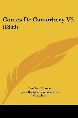 Cover image for Contes de Cantorbery V3 (1860)