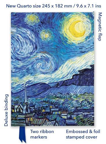 Cover image for Vincent van Gogh: The Starry Night (Foiled Quarto Journal)