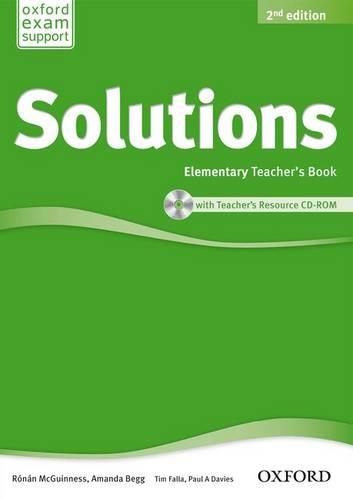 Cover image for Solutions: Elementary: Teacher's Book and CD-ROM Pack