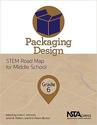 Cover image for Packaging Design: STEM Road Map for Middle School, Grade 6