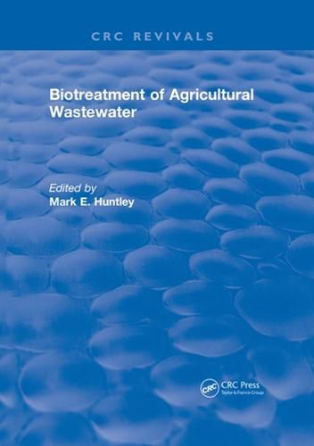 Cover image for Biotreatment of Agricultural Wastewater