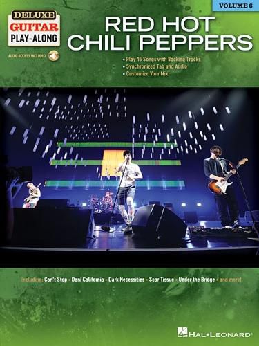 Cover image for Red Hot Chili Peppers: Deluxe Guitar Play-Along Volume 6