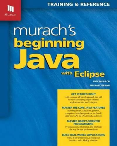 Cover image for Murach's Beginning Java with Eclipse