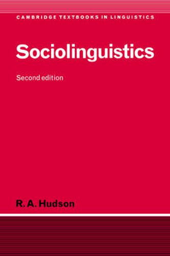 Cover image for Sociolinguistics